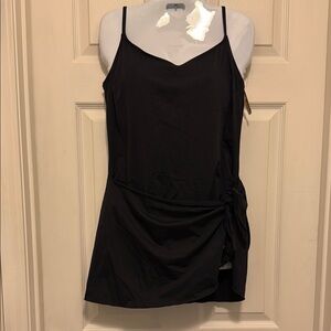 Talbots Swimsuit w/attached tie skirt Size 18 NWT